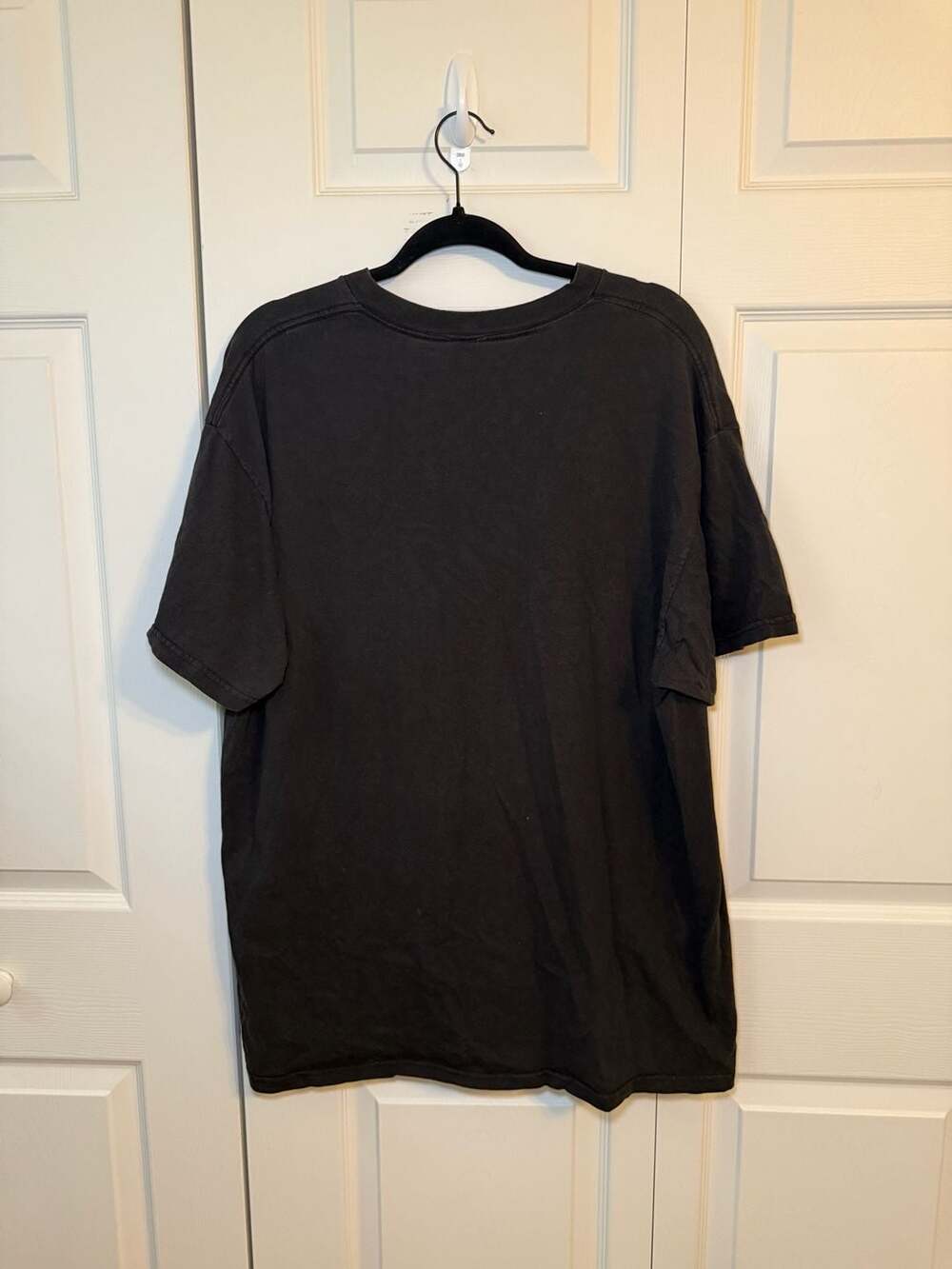 Vintage St. John Bay Faded Plain Black Short Sleeve Crewneck T-Shirt size L
